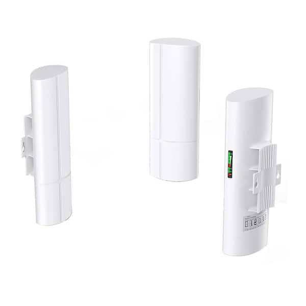 3PCS High Speed 5.8GHz Wireless Bridge Kit for Long Range Network Extension 3Km with Gigabit Ethernet CPE Outdoor