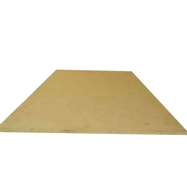 Unbranded 1/8 in. x 4 ft. x 8 ft. S2S MDF Tempered Hardboard