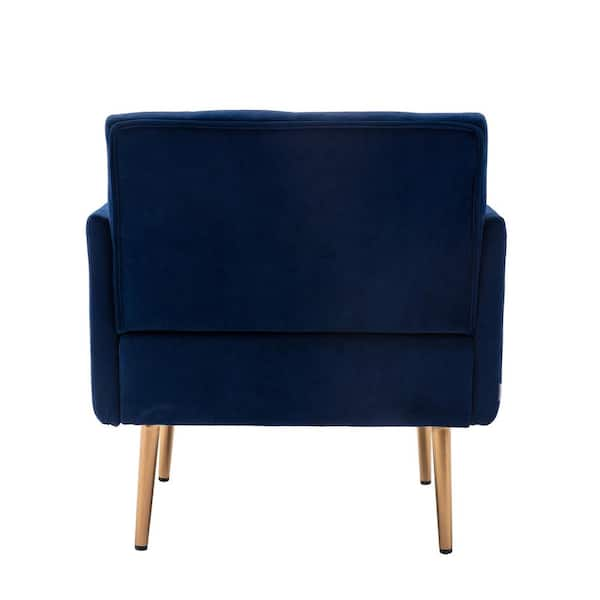 freedom blue velvet chair