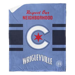 MLB City Connect Cubs Silk Touch Sherpa Multicolor Throw
