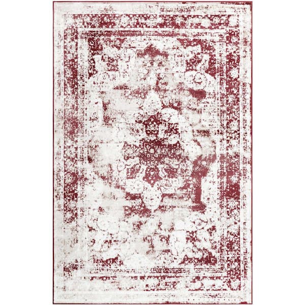 Unique Loom Sofia Salle Garnier Burgundy 5' 0 x 8' 0 Area Rug
