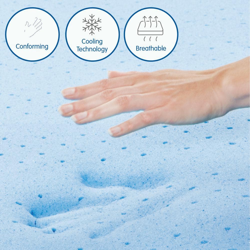 CoolDreamz Gel Memory Foam Full-Size Mattress with Luxe Cooling Technology