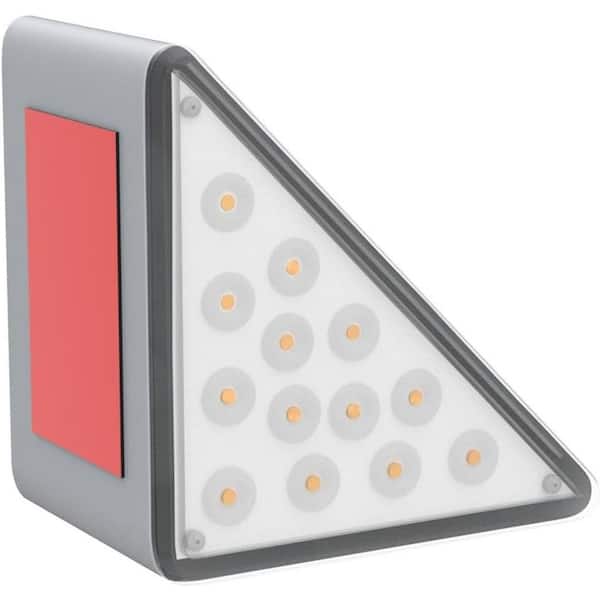 3.15 in. Outdoor Waterproof IP67 Solar Step Lights with Auto On/Off (6-Pack)