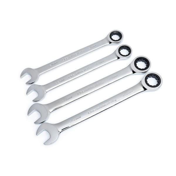 GEARWRENCH Metric 72-Tooth Combination Ratcheting Wrench Tool Set (4-Piece)