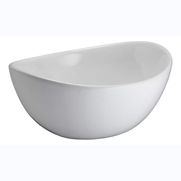 Barclay Products Cascade Vessel Sink in White