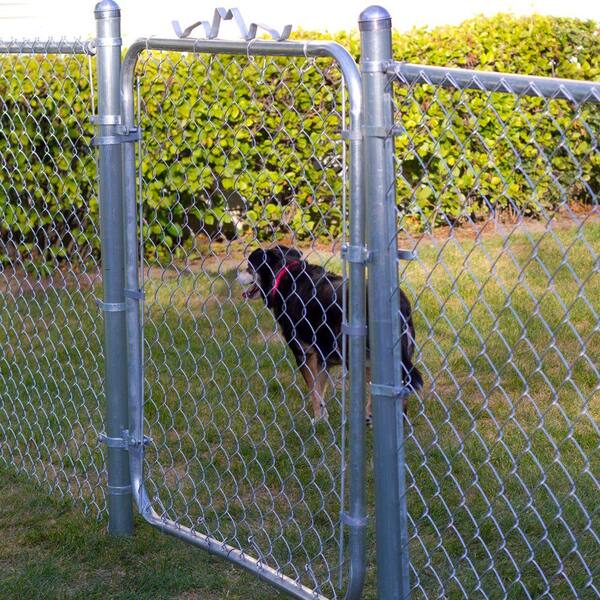 Yardgard 42 In W X 60 In H Galvanized Steel Bent Frame Walk Through Chain Link Fence Gate 328303a The Home Depot Yardgard 42 In W X 60 In H Galvanized Steel Bent Frame Walk Through Chain Link Fence Gate 328303a The Home Depot
