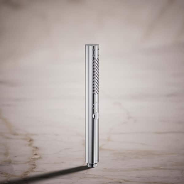 Shift+ Round 2-Spray Patterns with 1.75 GPM 1.125 in. Wall Mount Handheld Showerhead in Polished Chrome