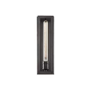 Clifton 4.25 in. W x 15.5 in. H 1-Light Classic Bronze Wall Sconce