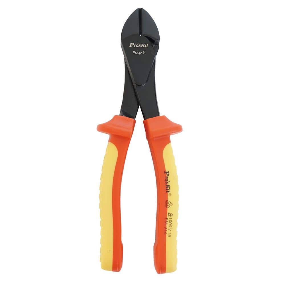 Pro'sKit 1000-Volt Insulated Heavy Duty Side Cutter 902-205 - The Home ...