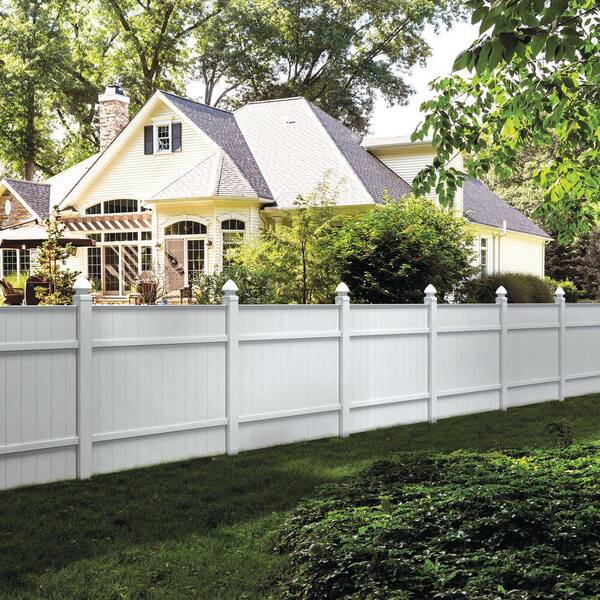 Veranda 6 Ft H X 6 Ft W White Vinyl Windham Fence Panel 73014216 The Home Depot Veranda 6 Ft H X 6 Ft W White Vinyl Windham Fence Panel 73014216 The Home Depot