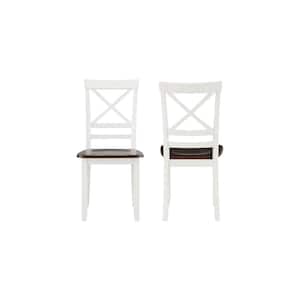 New Classic Furniture Ivy Lane Buttermilk Wood Dining Side Chair (Set of 2)