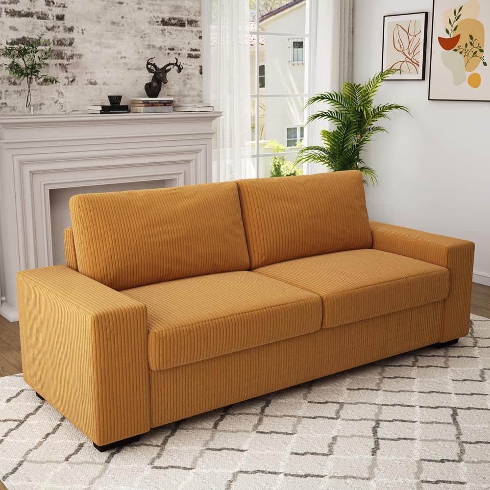 ファブリック 2seaters Sofa orange-uixe-sofas-couches-cy-