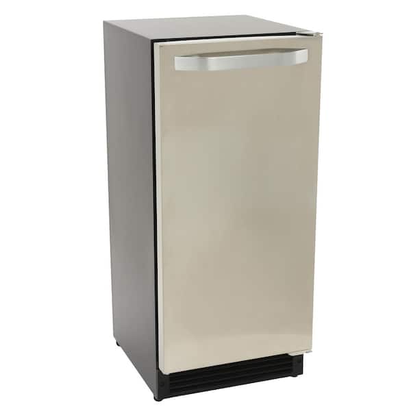 Shallow Depth Indoor Built-In Undercounter Ice Maker, in Stainless Steel
