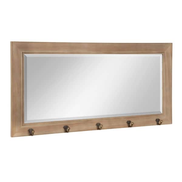 DesignOvation Pub Rectangle Gray Mirror