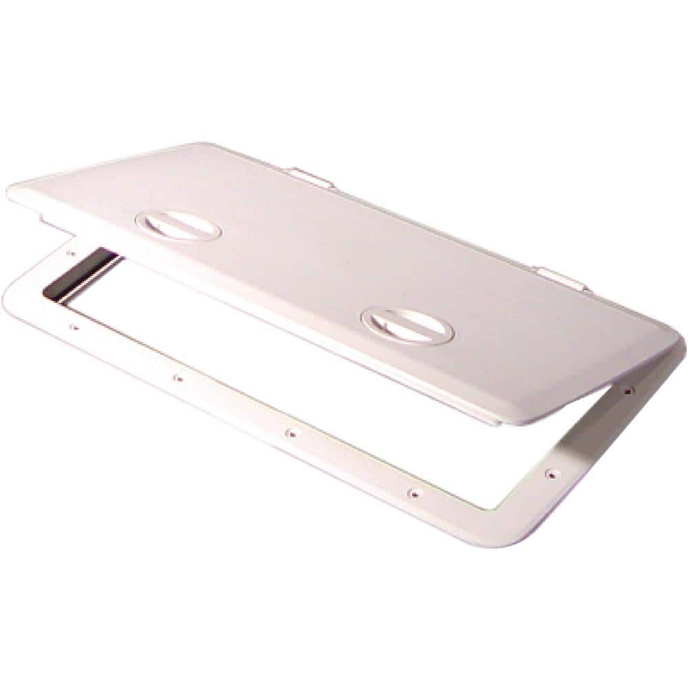 1115 Access Hatch With Cam Latch, White
