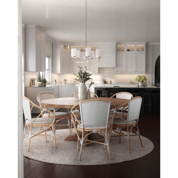 Progress Lighting Merry 5-Light Brushed Nickel Transitional Chandelier