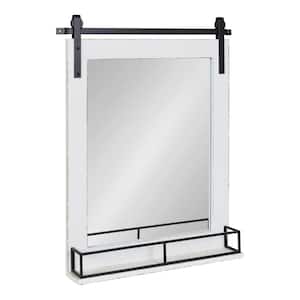 Cates 31.00 in. H x 24.00 in. W Rectangle Wood Framed White Mirror