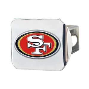 NFL - San Francisco 49ers 3D Color Emblem on Type III Chromed Metal Hitch Cover