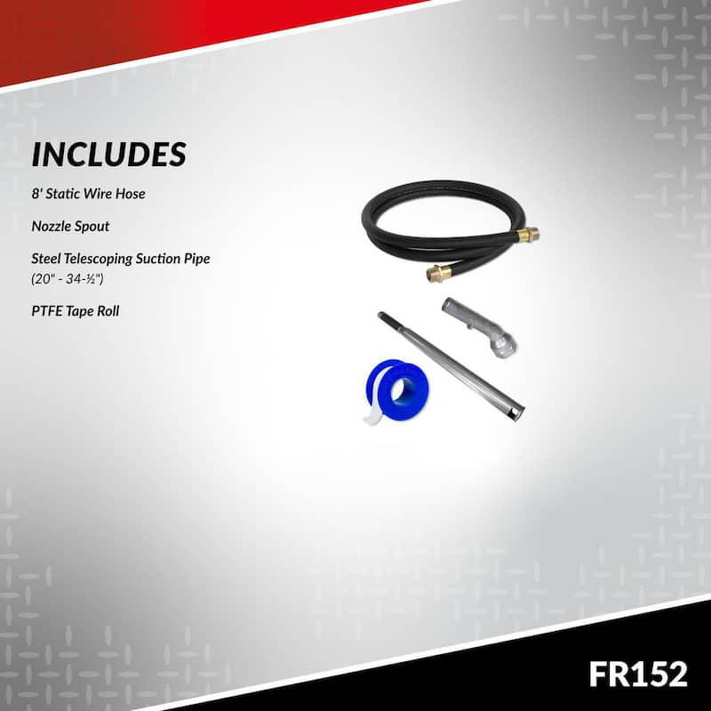 FR152 Piston Hand Pump with Standard Accessories