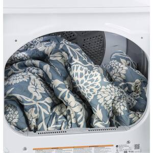 6.2 cu. ft. Vented Top Load Not Stackable Electric Dryer in White with Front Control