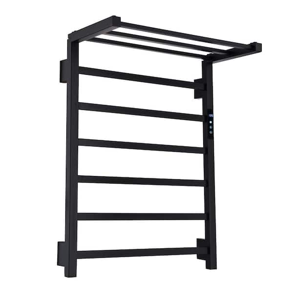 Black towel rail online small