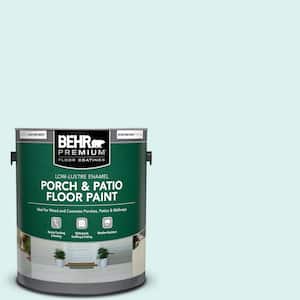 1 gal. #500C-2 Aqua Pura Low-Lustre Enamel Interior/Exterior Porch and Patio Floor Paint