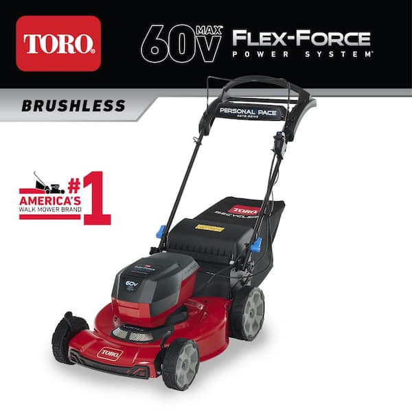 Toro 21466T Recycler 22 in. SmartStow 60-Volt Max Lithium-Ion Cordless Battery Walk Behind Push Lawn Mower (Tool-Only) - 1