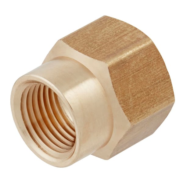 3/4 in. x 1/2 in. FIP Brass Reducing Coupling Fitting