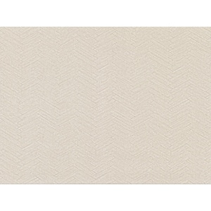 Karma Off-White Herringhone Weave Vinyl Strippable Wallpaper (Covers 60.8 sq. ft.)