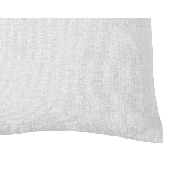 Better Trends Enrich Collection Gray 100% Polyester 50 in. x 60 in. Throw  and 18 in. x 18 in. Square Decorative Pillow THEN5060GR - The Home Depot