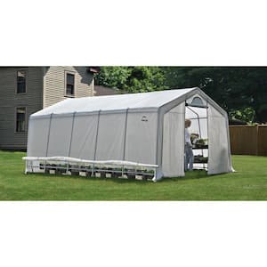 12 ft. W x 20 ft. D x 8 ft. H GrowIt Walk-Thru, Round-Style Greenhouse with Patent-Pending Stabilizers
