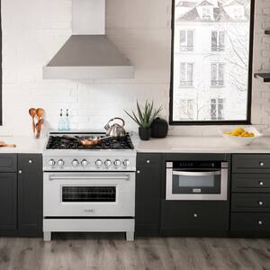 36" 4.6 cu. ft. Dual Fuel Range in Fingerprint Resistant Stainless Steel & Brass Burners