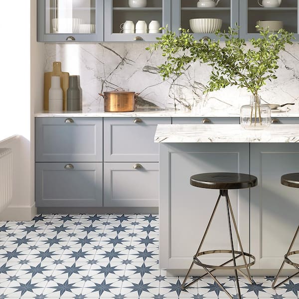 Stella Azul 10 in. x 10 in. Porcelain Floor and Wall Tile (8.61 sq. ft./Case)