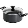 MARTHA STEWART EVERYDAY Midvale 5 qt. Stainless Steel Dutch Oven with Lid  985120065M - The Home Depot