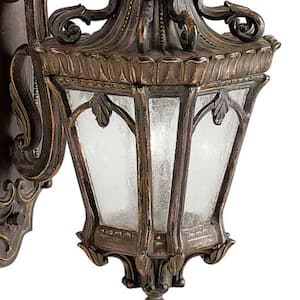 Tournai 2-Light Londonderry Outdoor Hardwired Wall Lantern Sconce with No Bulbs Included (1-Pack)