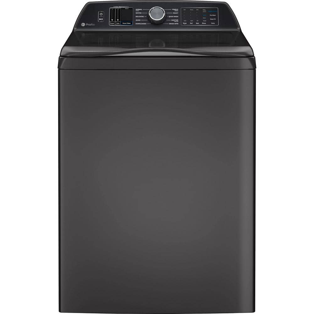 Profile 5.4 cu. ft. High-Efficiency Smart Top Load Washer in Diamond Gray with Quiet Wash Dynamic Balancing Technology