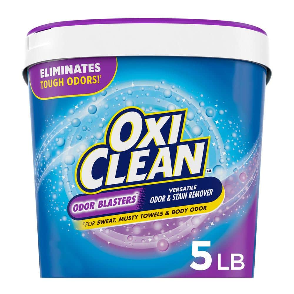 OxiClean Odor Blasters Versatile Stain Remover Powder - 5lbs: Phosphate-Free, HE Formulation, Unscented