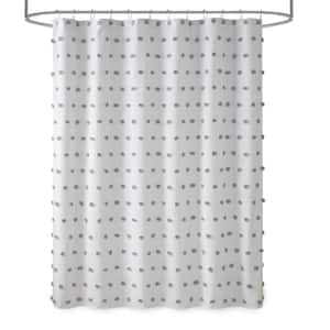 Lauren Grey 72 in. x 72 in. Shower Curtain