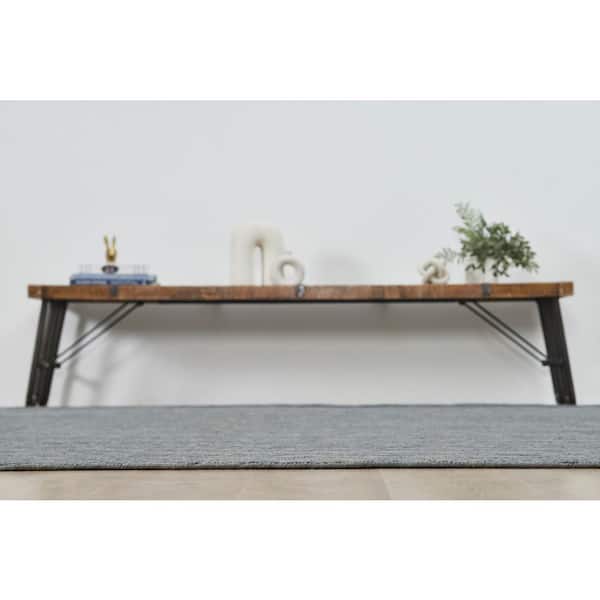 12 ft. x 15 ft. Gray Gemini Western Area Rug