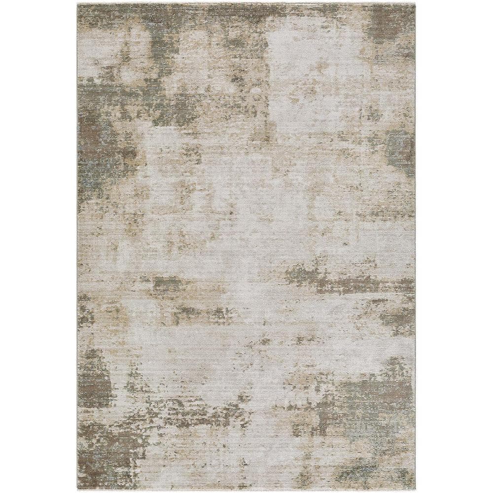 Galey Alix x  Myrtle Avenue III Modern Abstract Area Rug, 5'3 in. x 7'7 in. (5' x 8'), Cream/Taupe price history on PriceWatchPro