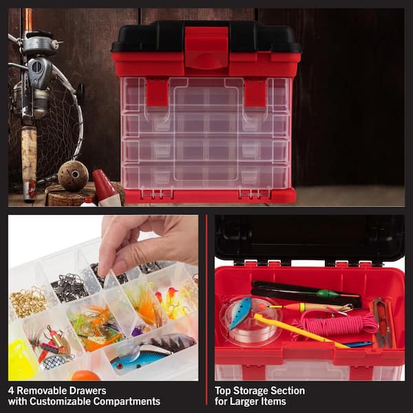 DIY Organiser STORAGE CASE Small Parts Carry Tool Box Screws Craft  Stationary