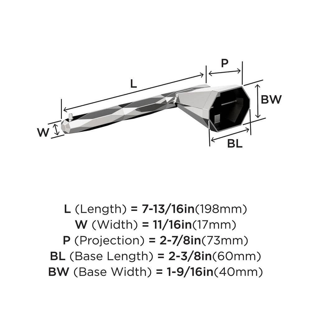St. Vincent Chrome Single Post Toilet Paper Holder