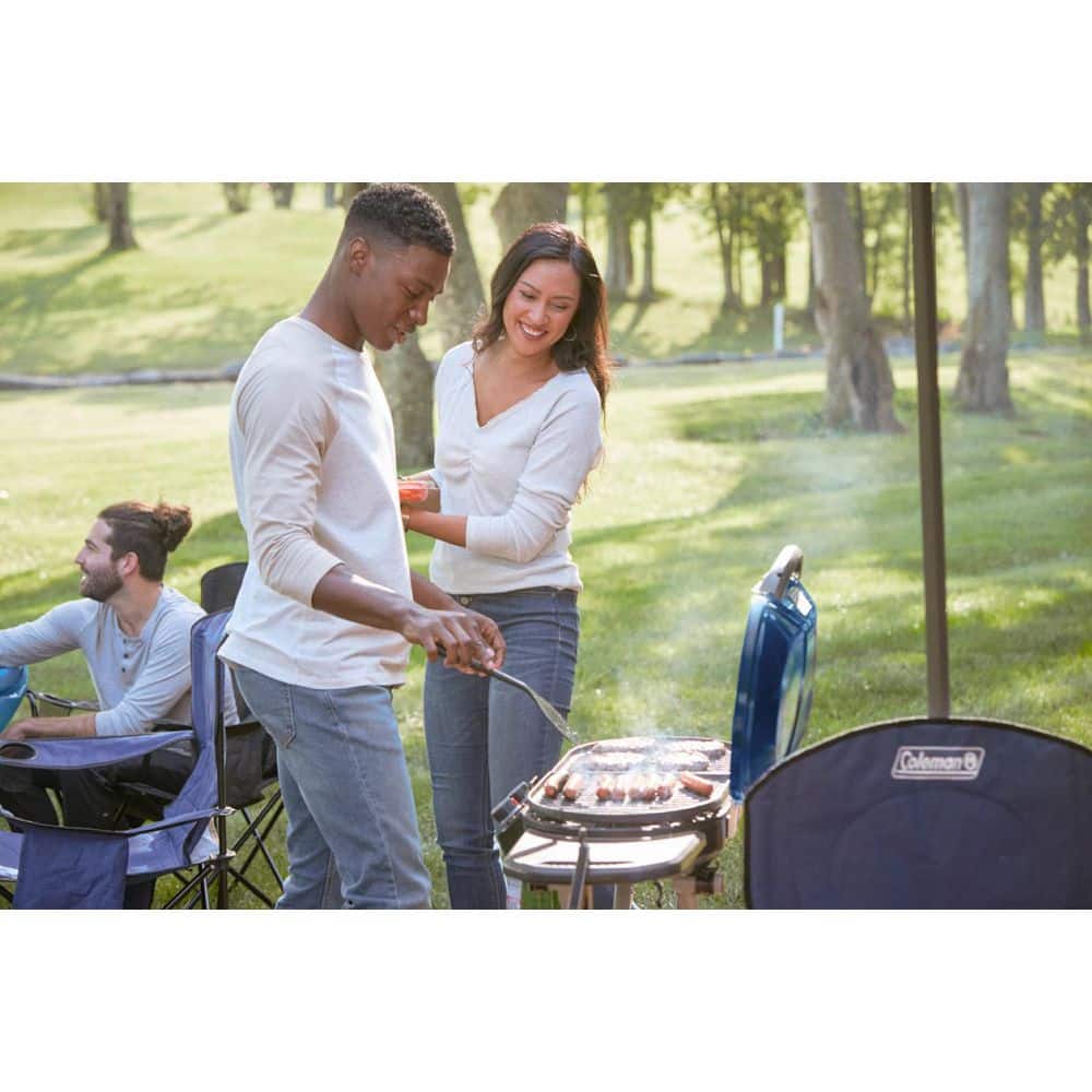 Coleman Blue and Black Portable Propane Gas Grill