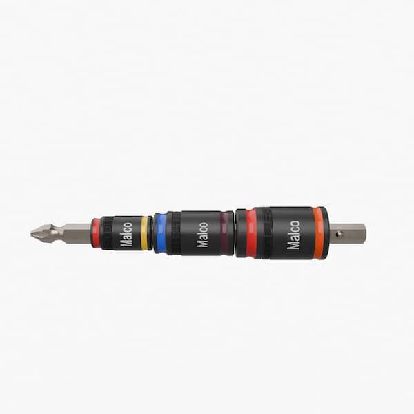 4-3/4 in. 7-in-1 Flip Bit Socket Set with #2 Phillips