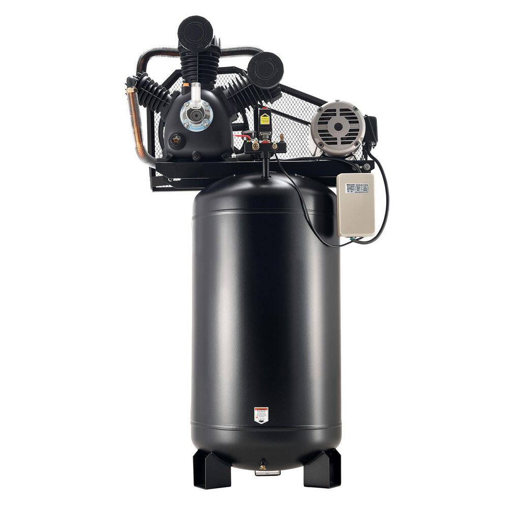 80 Gal. Heavy-Duty Air Compressor, Oil-Lubricated Compressor Tank, 10HP 17 SCFM, Air Compressors Max 175PSI, Electric price history on PriceWatchPro