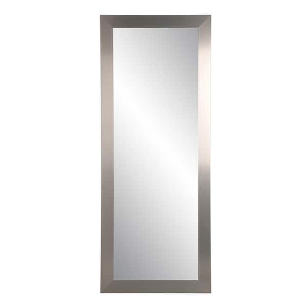 BrandtWorks Oversized Silver Industrial Mission Modern Mirror (65.5 in. H X 32 in. W)