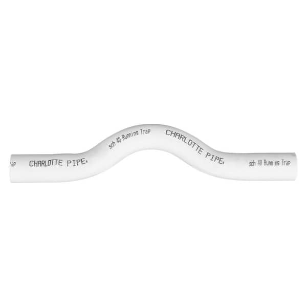 Sifone P-Trap PVC Charlotte Pipe 1-1/2" Con Dado Unione - Scarico Lavandino