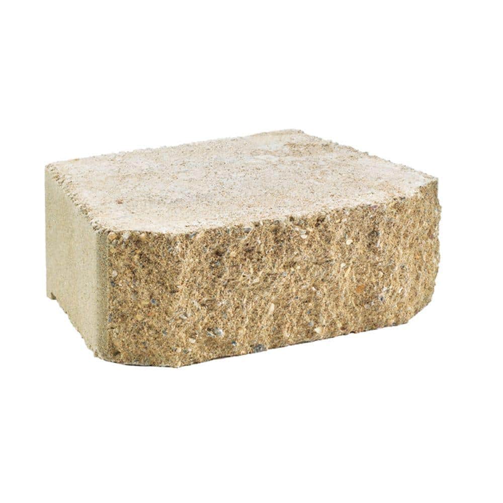 Anchor 4 in. x 11-5/8 in. Tan Windsor Stone Concrete Retaining
