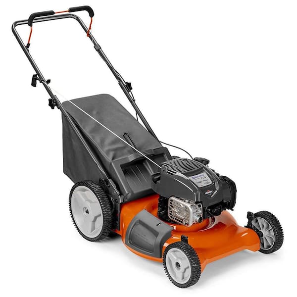 Husqvarna 21 in. Gas Walk Behind Push Lawn Mower with Bagger