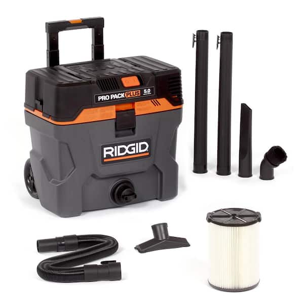 Ridgid 50318 Pro Pack Wet/Dry Vacuum, gallon, Red by 